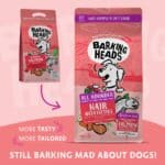 Barking Heads Hair Necessities Salmon - sausas maistas šunims su lašiša