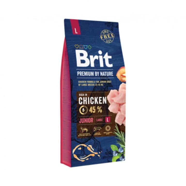 Brit Premium Junior L sausas maistas jauniems didelių veislių šunims