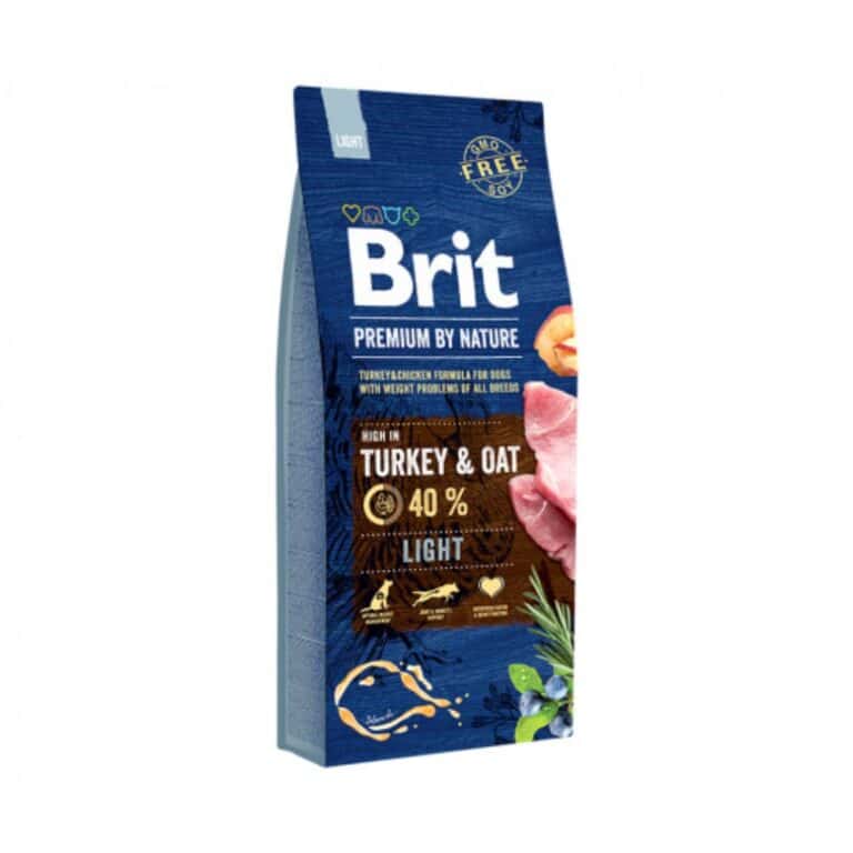 Brit Premium Light sausas maistas šunims su kalakutiena