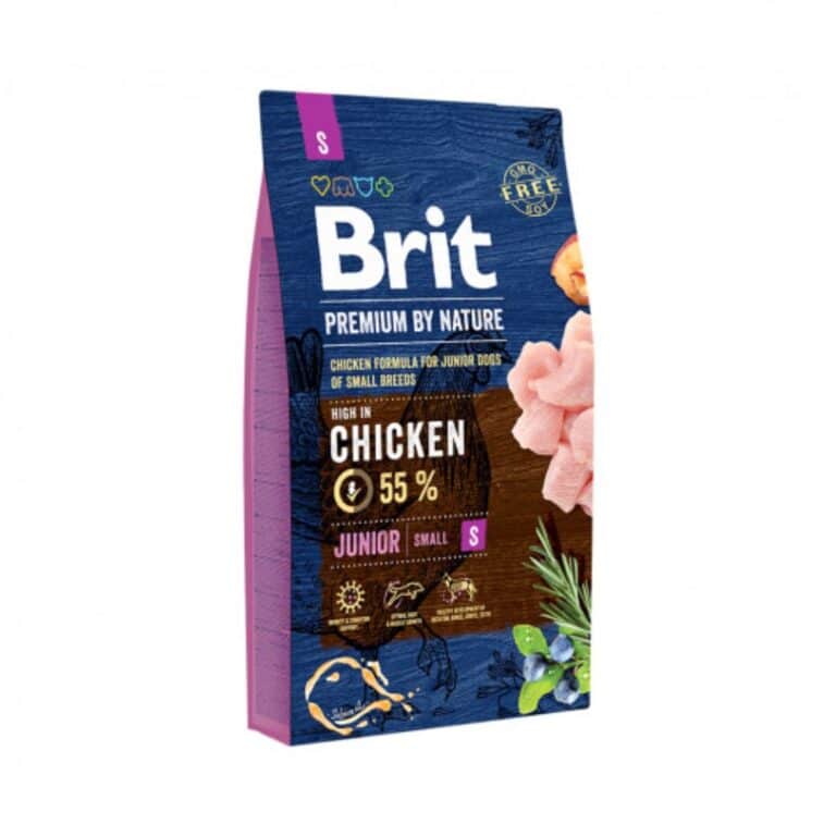 Brit Premium Junior S sausas maistas jauniems mažų veislių šunims
