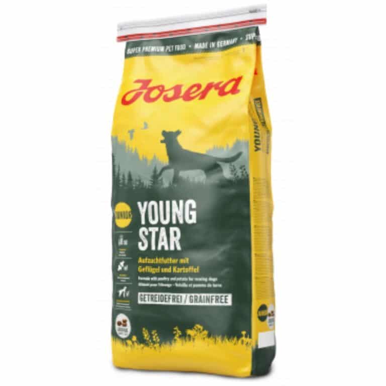 JOSERA JUNIOR YOUNG STAR begrūdis sausas maistas jauniems šuniukams 15kg