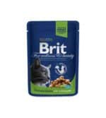 Brit Premium Chicken Slices Sterilized konservai sterilizuotoms katėms su vištiena, 100gr