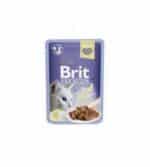 Brit Premium Delicate Beef in Jelly konservai katėms jautienos filė drebučiuose