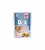 Brit Premium Delicate Chicken for Kitten in Gravy konservai kačiukams vištienos filė padaže