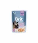 Brit Premium Delicate Salmon for Sterilized in Gravy konservai katėms lašišos filė padaže