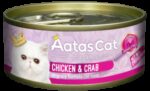 Aatas Cat Creamy Chicken & Crab konservai katėms su vištiena ir krabu