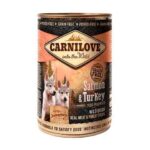 Carni Love Wild Meat Salmon & Turkey for Puppies konservai šuniukams 400gr