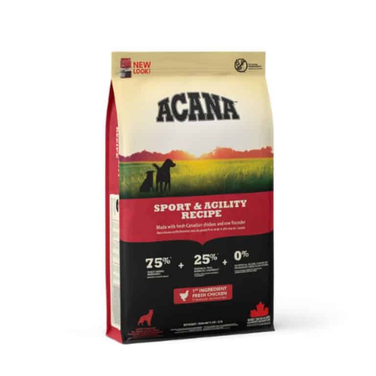 Acana Sport & Agility begrūdis sausas maistas aktyviems šunims 11.4kg