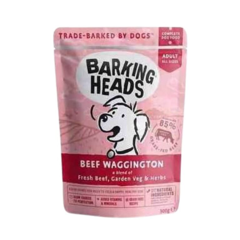 barking heads beef waggington konservai su jautiena sunims 300gr