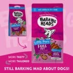 Barking Heads LITTLE PAWS Fuss Pot sausas maistas mažų veislių šunims su antiena