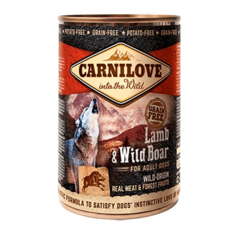 carni love wild meat lamb wild boar konservai sunims 400g
