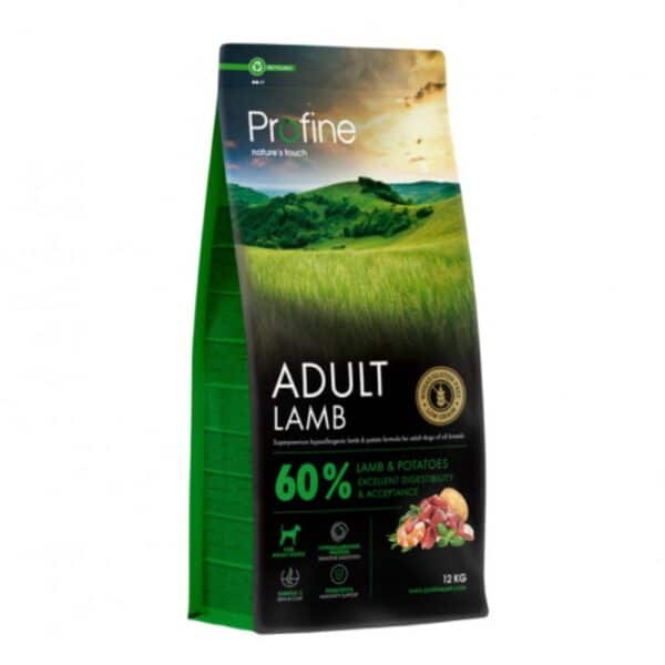 Profine Adult Lamb sausas maistas šunims su ėriena 12 kg