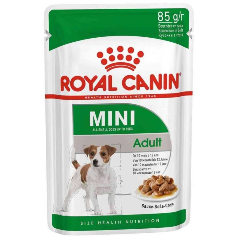 royal canin shn mini adult wet 85g konservai sunims