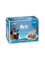 Brit premium konservų katėms rinkinys 12vnt, 4 skoniai
