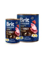 Brit Premium by Nature mėsos paštetas su kalakutiena ir kepenimis šunims 800gr