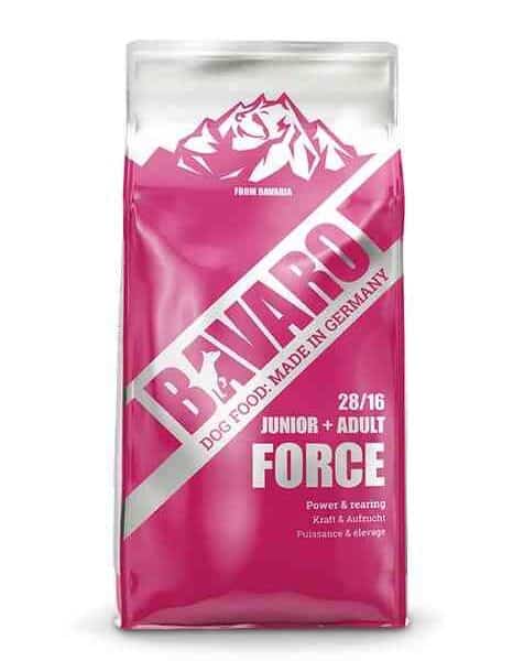 BAVARO Force Junior + Adult 28/16, sausas maistas šunims nuo 2mėn 18 kg