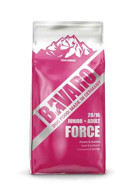 BAVARO Force Junior + Adult 28/16, sausas maistas šunims nuo 2mėn 18 kg