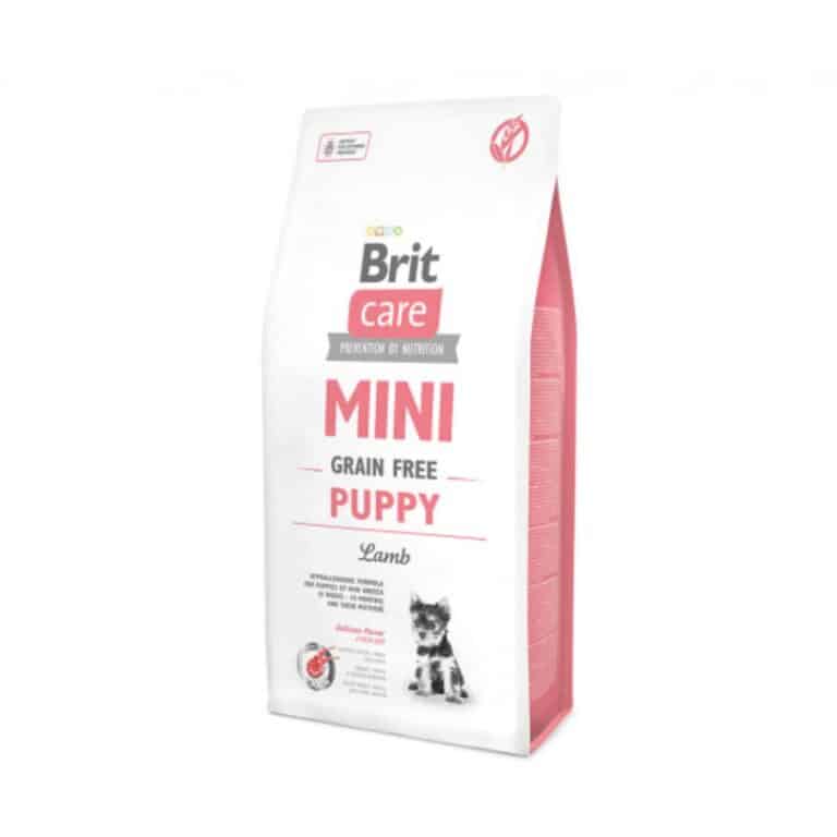 Brit Care Mini Puppy Lamb begrūdis sausas maistas mažų veislių šuniukams su ėriena