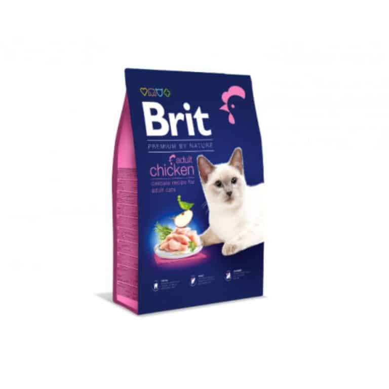 Brit Premium Cat Adult Chicken sausas maistas suaugusioms katėms su vištiena