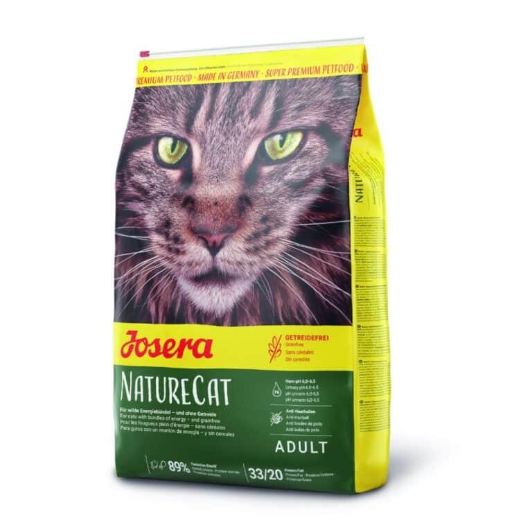 JOSERA NatureCat begrūdis sausas maistas katėms 10kg