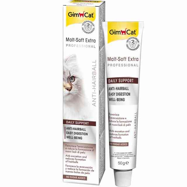 GIMCAT MALT SOFT EXTRA PROFESSIONAL pasta katėms nuo plaukų gumuliukų 20gr