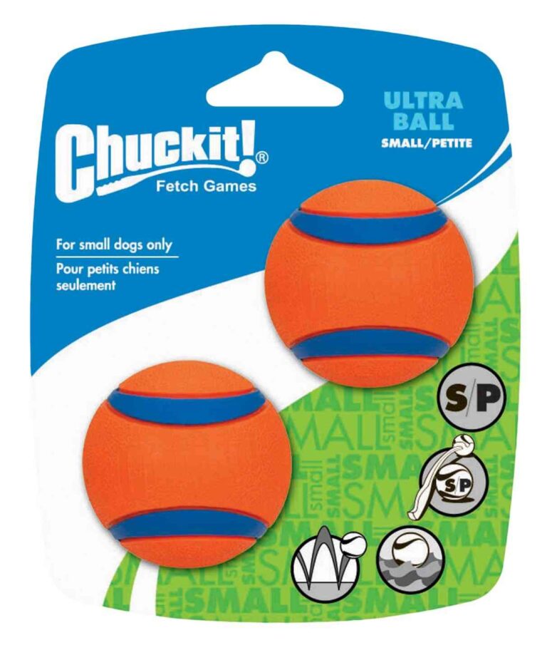 Chuckit! Ultra Ball patvarus kamuolys šunims S, 2pak