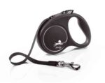 Flexi Black Design S juostelinis pavadėlis šunims iki 15 kg, 5m, įv.spalvų