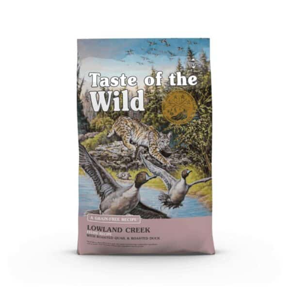Taste of the Wild Lowland Creek begrūdis sausas maisas katėms 2kg