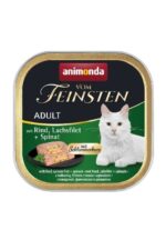 Animonda Vom Feinsten konservai katėms su jautiena, lašiša, špinatai, 100g