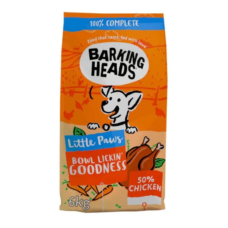 Barking Heads LITTLE PAWS - BOWL LICKIN' GOODNESS CHICKEN - sausas maistas mažų veislių šunims su vištiena 1.5kg