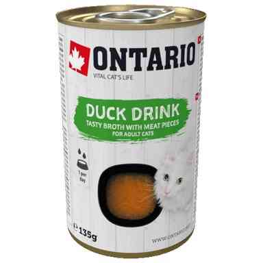 ONTARIO duck drink - sriuba katėms su antiena 135 gr