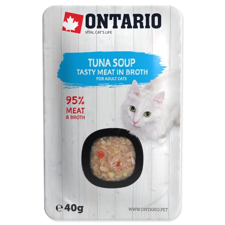 ONTARIO Cat Soup Tuna – Sriuba Katėms su tunu 40 gr.