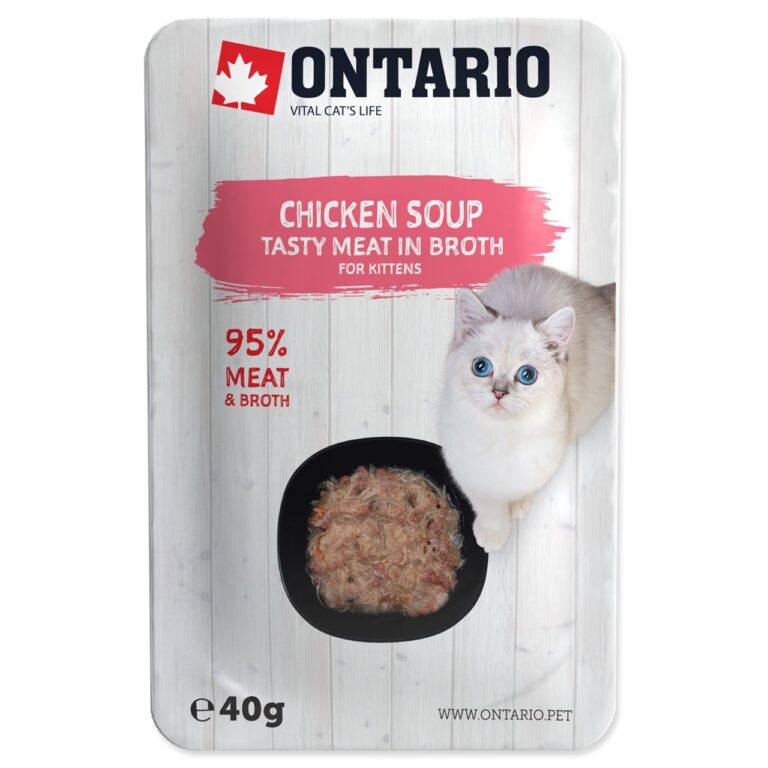 ONTARIO Cat Soup Kitten Chicken – Sriuba Kačiukams 40g