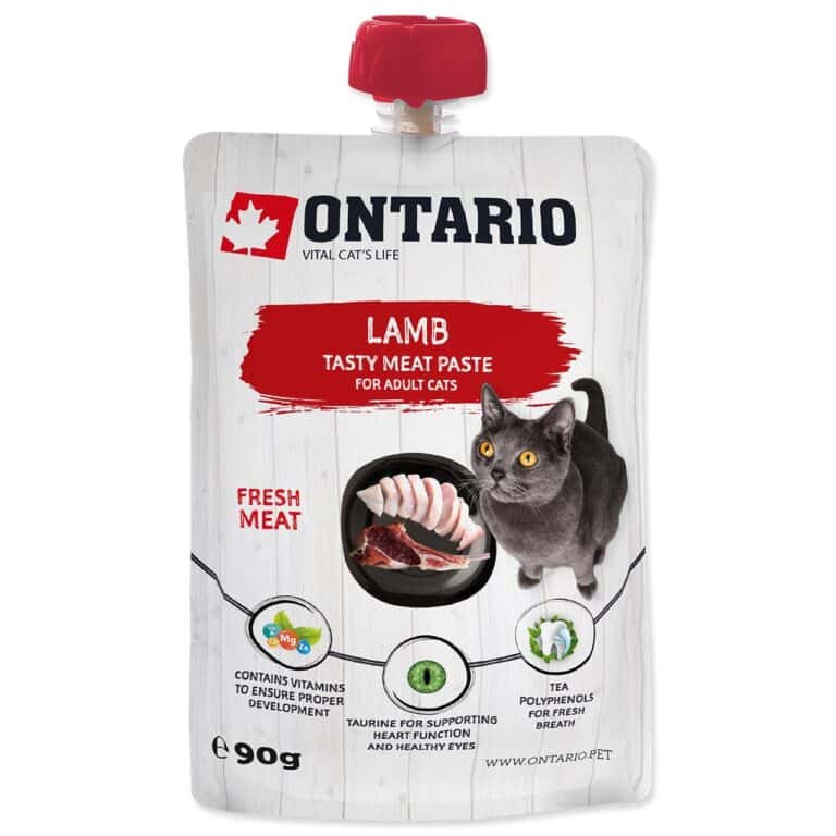ONTARIO Lamb Fresh Meat Paste paštetas katėms su ėriena 90g