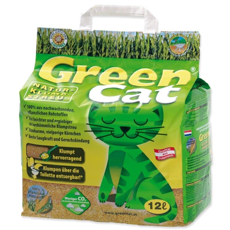 GREEN CAT 12L ekologiškas kukurūzinis kraikas