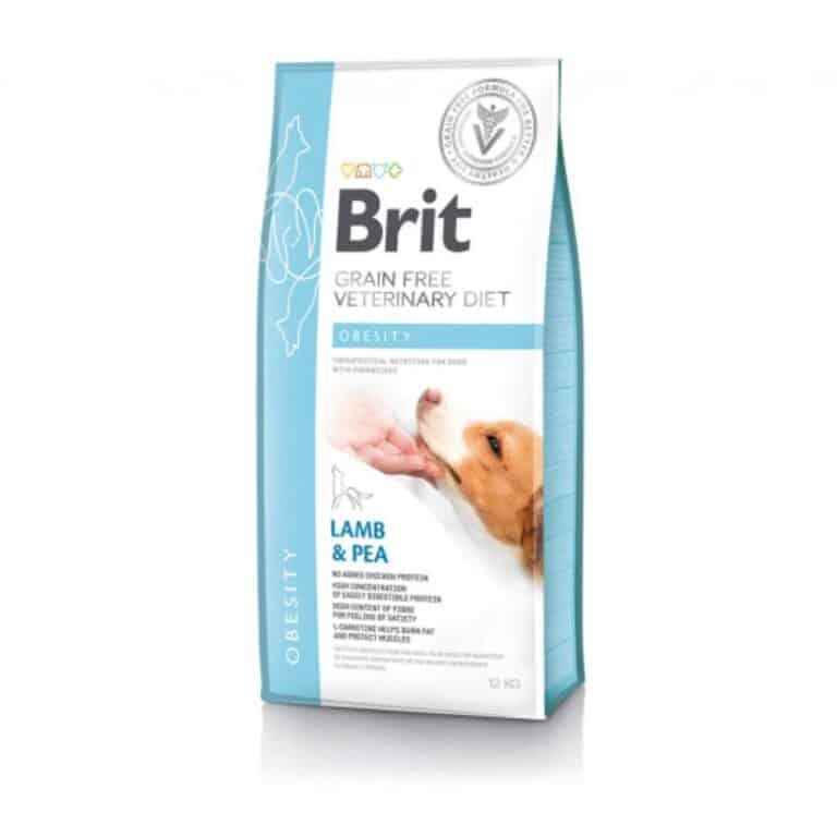Brit GF Veterinary Diets Dog Obesity sausas maistas šunims (kūno masei mažinti ir svoriui kontroliuoti)