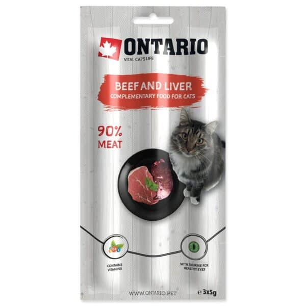 ONTARIO STICK FOR CATS BEEF & LIVER 15G