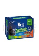 Brit Premium konservai sterilizuotoms katėms rinkinyje 12 vnt.