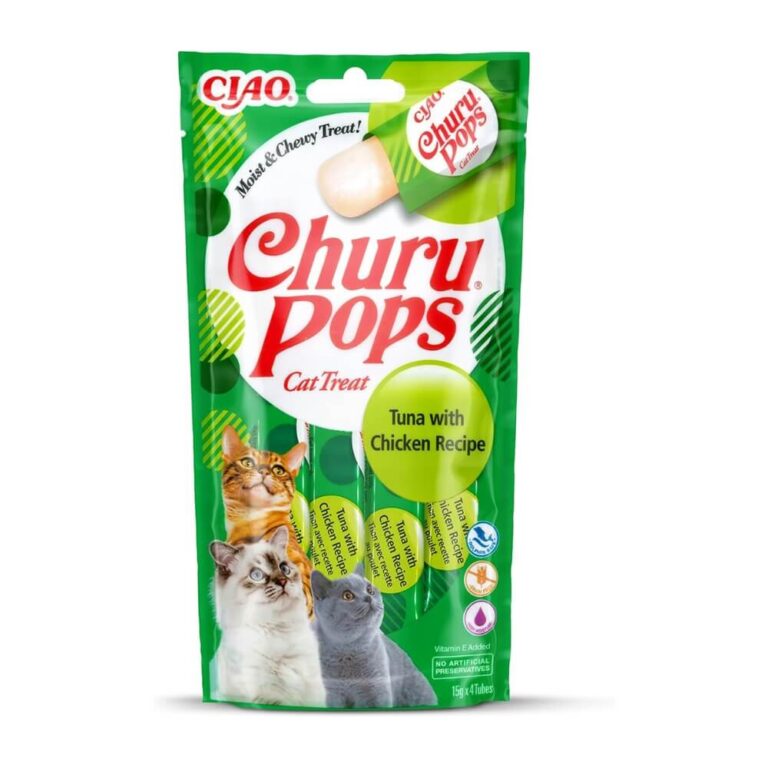 Churu Cat skanėstai katėms Pops Tuna Chicken 60g (vištiena, tunas)