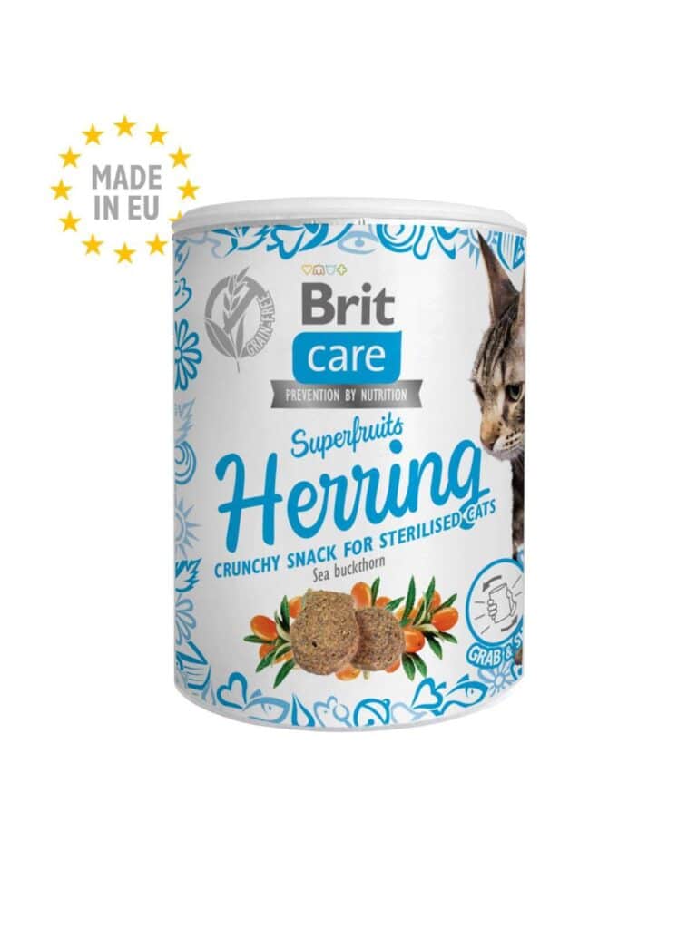 Brit Care Superfruits Herring with Sea Buckthorn skanėstas katėms, 100g