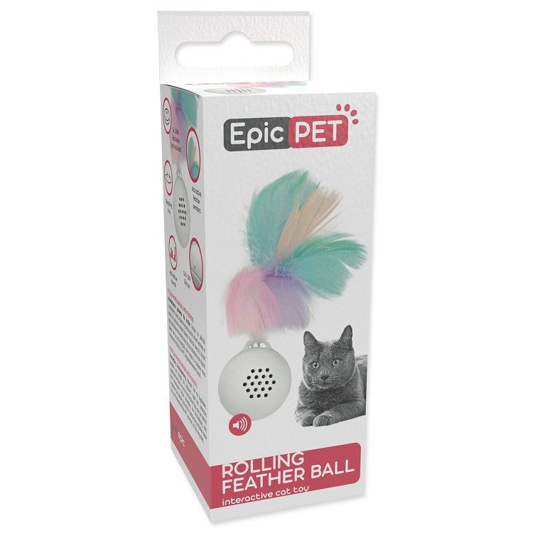 Epic Pet interaktyvus kamuolys - žaislas katėms, 4cm