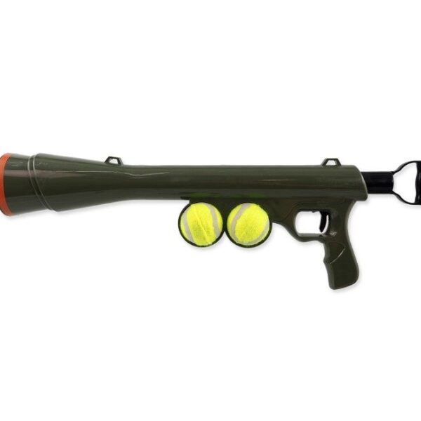 Dog Fantasy žaislas šunims teniso kamuoliukų šautuvas, 58,6cm