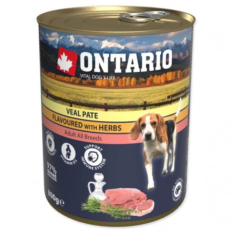 Ontario Veal Pate Flavoured with Herbs - konservai šunims su veršiena, 800g