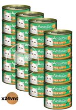 Aatas Cat Tantalizing Tuna&Tilapia konservai katėms su tunu ir tilapia, rinkinys 24 vnt.