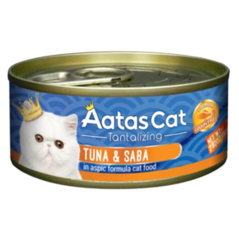 aatas cat tantalizing tuna saba konservai katems su tunu ir skumbre 80g