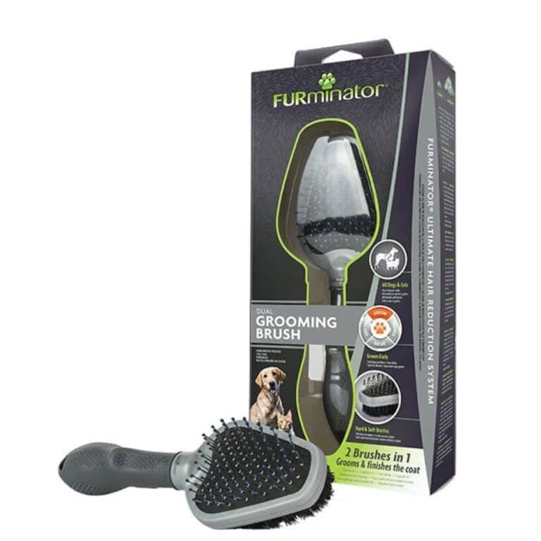 Furminator Dual Grooming Brush dvigubos šukos šunims ir katėms