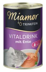 MIAMOR TRINKFEIN VITALDRINK kačių sriuba/gėrimas suaugusioms katėms – antiena, 135 ml