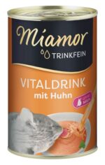 MIAMOR TRINKFEIN VITALDRINK kačių sriubagėrimas suaugusioms katėms – vištiena, 135 ml