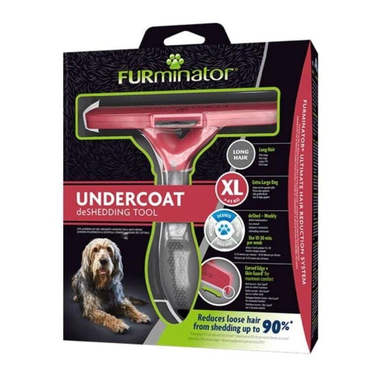 FURminator deShedding šukos ilgaplaukiams šunims XL