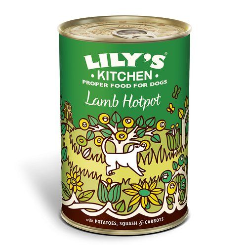 Lily's Kitchen Lamb Hotpot - konservai šunims su ėriena, brokoliais, mėlynėmis 400gr